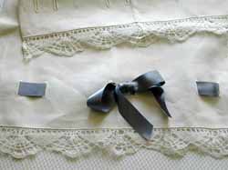luxury pure white linen bolster sham