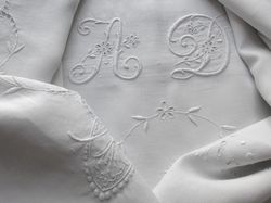 fine embroidered linens