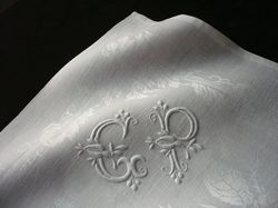 luxury French silk brocade fabric table throw