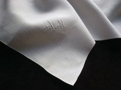 finest linen pocket squares monogram AM