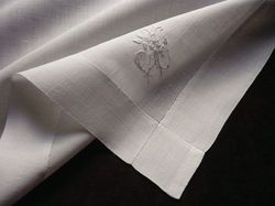 finest men's pocket square monogram J