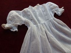 luxury infant wear lace and embroidered ensemble