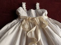 antique Fench Christening gown circa 1900