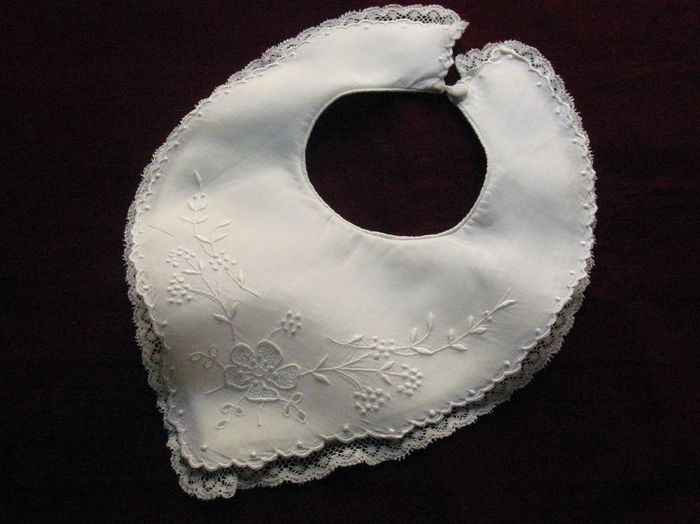 Vintage infant bib