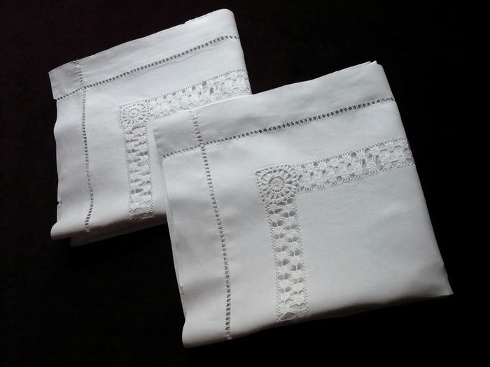Luxury embroidered pillow shams