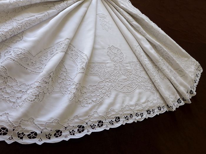 Sublime Antique Sheet with Noble Crown & Monogram BC