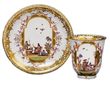 A Meissen beaker and saucer, 1730