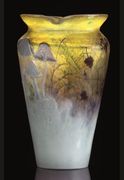 Gallé Mushroom Intercalaire Vase