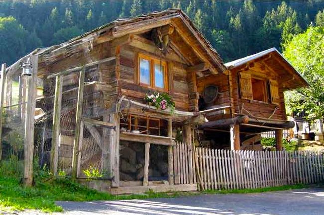 old Chalets in Savoie, France 