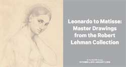 Leonardo to Matisse, masterdrawings from the  Robert Lehman Collection