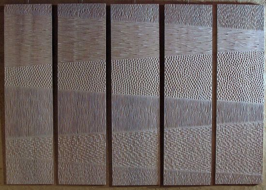 sculpted wood pannel by Beno�t Averly