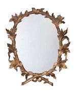 Late 19th century carved giltwood mirror