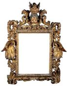 A North European 18th century Mirror.