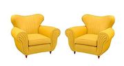 Italian Upholstered Armchairs 