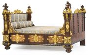 Renaissance Revival Bed,