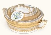 A VIENNA CIRCULAR TWO-HANDLED TUREEN AND COVER 
