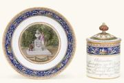  MEISSEN (MARCOLINI) CENTENARY CUP, COVER AND STAND
