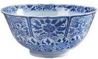 A Chines porcelain bown, circa 1700
